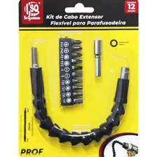 Adaptador Bits Parafusadeira Extensor Flexivel Fenda Torx 