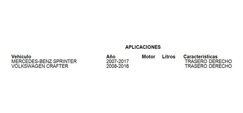 Cuarto Trasero Derecho Mercedes-benz Sprinter 2009 Tyc Foto 2