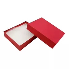 50 Cajas De Carton Para Regalo Y Joyeria Rojo F