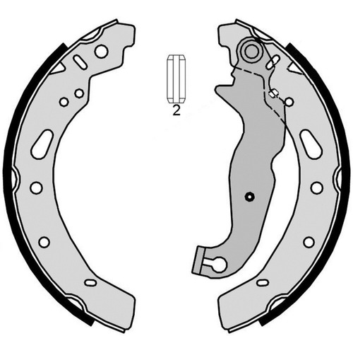 Kit Traseras Zapatas Brembo Toyota Yaris R 16/19 Foto 2