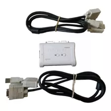 Switch Kvm Trendnet Tk207k De 2 Puertos Usb Incluye Cables