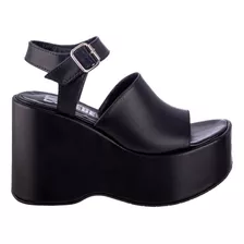 Sandalias Base Plataformas Altas Clasica Faja Ancha Mujer 