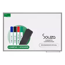 Quadro Lousa Branco 120x90 Moldura Alumínio Souza+ Brinde/nf