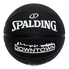 Bola De Basquete Spalding Downtown Black Original Tam 7 - Nf