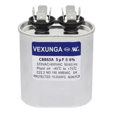 Vexunga 5uf 370/440vac 50/60hz Cbb65 Cbb65a Condensador De A