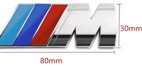 Emblema Bmw  Serie M Tipo Aleman Alta Calidad Adherible  Foto 8