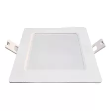 Plafon Embutido Led 6w Cuadrado Panel Luz Fria/calida Color Fría