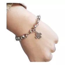 Pulsera Acero Cruz Del Equilibrio 