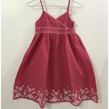 Vestido Niña Nena Cheeky Rosa Bordado Talle 10