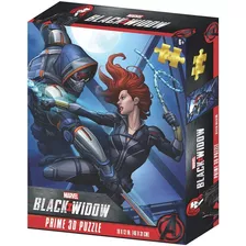 Puzzle 3d 200pc Marvel Black Widow Vs Taskmaster Febo