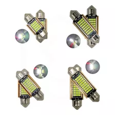 Par De Focos Luz Interior 27 Leds Canbus 31mm 36mm 39mm 41mm