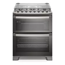 Fogão De Piso Electrolux 5 Bocas Perfectcook360 Prata