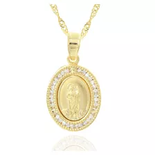 Hermoso Dije Medalla San Judas Tadeo, Oro Laminado 18k