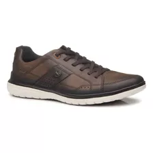 Zapatillas Urbanas Cuero Hombre Pegada 119602-01 Luminares