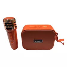 Caixinha De Som Karaoke Bluetooth Microfone Sem Fio Infantil