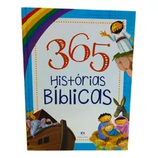 Livro Capa Dura Infantil 365 Histórias Bíblicas Colorido 192 Páginas