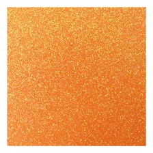 Placa Eva Neon Make+ Glitter 40x60cm - Laranja Neon C/ 05fls