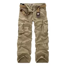 Calças Masculinas Cargo Combat Pants C