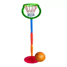 Aro Basquet Niños Juguete + Pelota Altura Regulable Juegosol