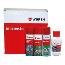 Kit Revisão Wurth Para Limpeza E Manutenção Carro