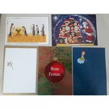 Kit Cartões De Natal Com 15 Unidades