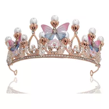 Coroa Tiara Borboleta Aniversário Daminha Debutante Miss 066