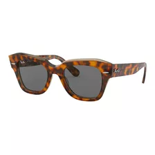 Óculos Solar Feminino Ray-ban State Street Rb2186 1292/b1 49