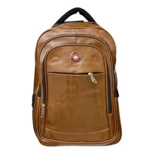 Mochila Bolsa Masculina De Couro Reforçada Impermeável 