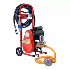 Lavadora De Alta Pressão Zm Bombas Lr-28/3 Vermelho De 3cv Com 420psi De Pressão Máxima 220v