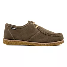 Sapato Mocassim Cannadian Casual Vintage Camurça Crepe Couro