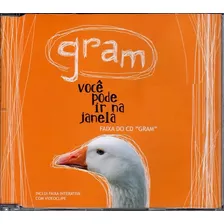 Cd Lacrado Single Gram Voce Pode Ir Na Janela 2004