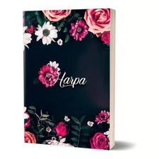 Harpa Cristã Capa Brochura Floral Pink Letra Gigante