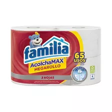 Papel Higiénico Familia Acolchamax 65 Usos X 4 Rollos