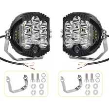 Par Faros Redondos Led Superpotente 50w 5'' Alto Rendimiento