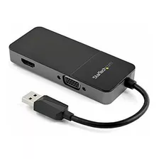 Startech.com Adaptador Usb 3.0 A Hdmi Y Vga - Convertidor De