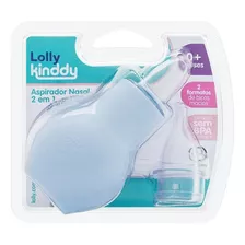 Aspirador Nasal 2 Em 1 Azul Lolly Kinddy