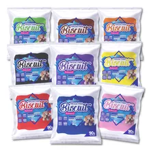 Kit Massa De Biscuit Polycol 90g 18 Unidades Coloridas