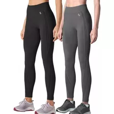 Kit/c 2 Calças Legging Max Lupo Original Cós Anatômico 