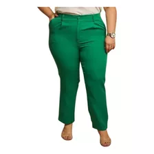 Calça Social Alfaiataria Plus Size Feminina Roupa G1 G2 G3