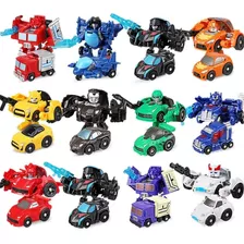 Boneco Colecionável - Mini Robot 2 Em 1 - Carro E Robô
