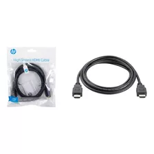 Cable Hdmi Marca Hp Alta Velocidad 4k Uhd 2160p De 1,5 Mts.