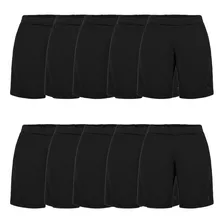 Kit 10 Shorts Masculino Exercício Moletom Confortável