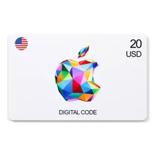 Apple Itunes 20 Dólares Usa - Código Digital Original