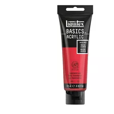 Acrílico Liquitex Basics Tubo 118ml Color 047 Rojo Transparente