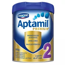 #leite Em Pó# Aptamil# Premium# 2 Lata 800g (6-10 Meses)