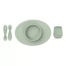 Platos De Silicona Ezpz First Foods Set Color Sage First Food Set