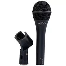 Audix Om3 Micrófono Vocal Dinámico Con Pipeta Y Funda.