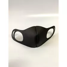 Cubrebocas Neopreno 3 Capas Lavable Reutilizable Mayoreo Color Negro