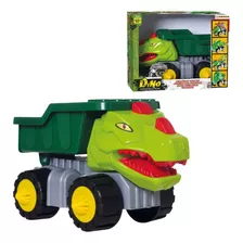 Caminhão De Brinquedo Com Caçamba Dinossauro Dino Construcao