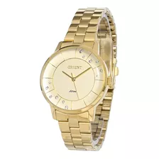 Relógio Orient Feminino Fgss0192 C1kx Dourado Analogico